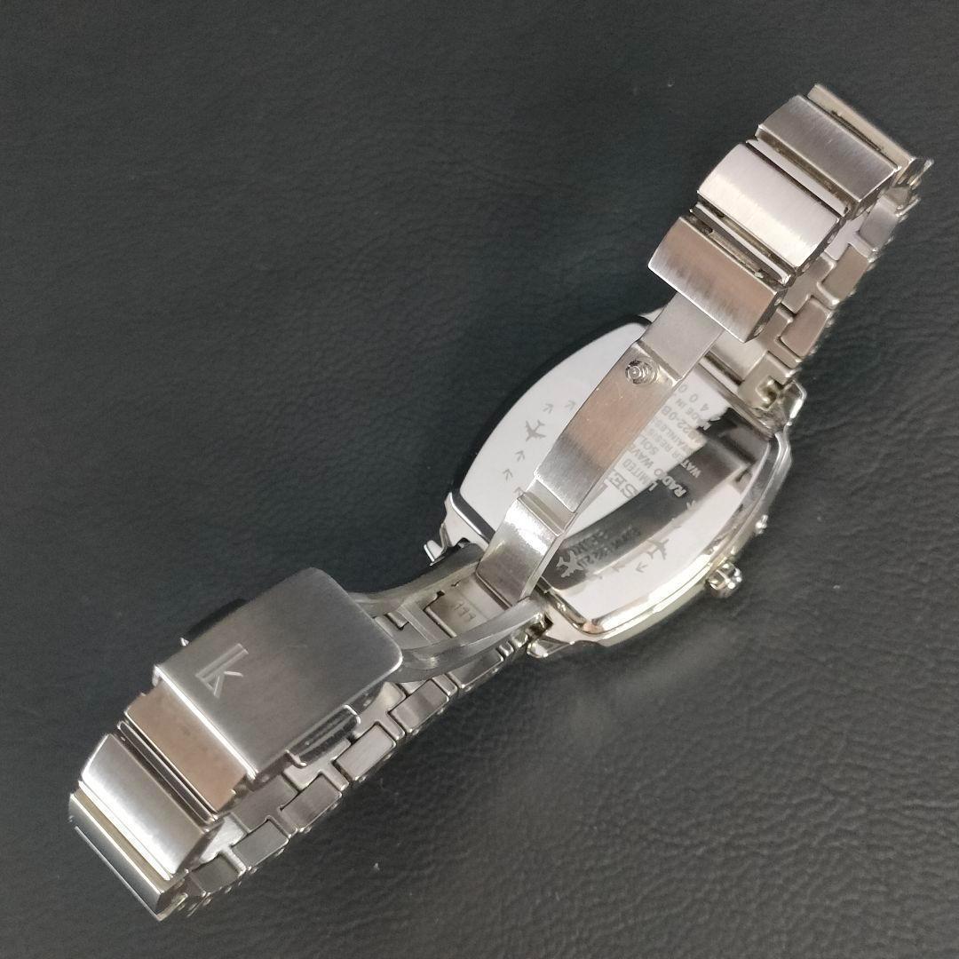 限定品ことリップコラボ　SEIKO　セイコー　lk　ホワイト　シルバー　ソーラー