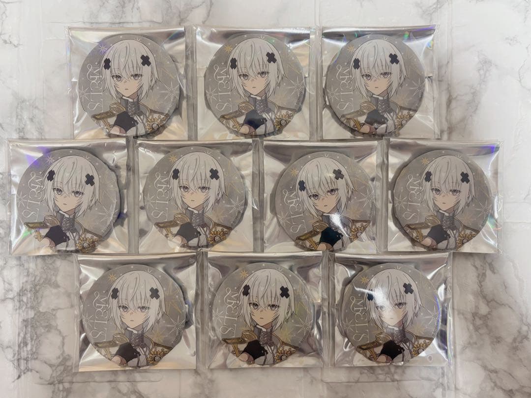 メルト・ダ・テンシくん 等身缶バッジ×リングライト