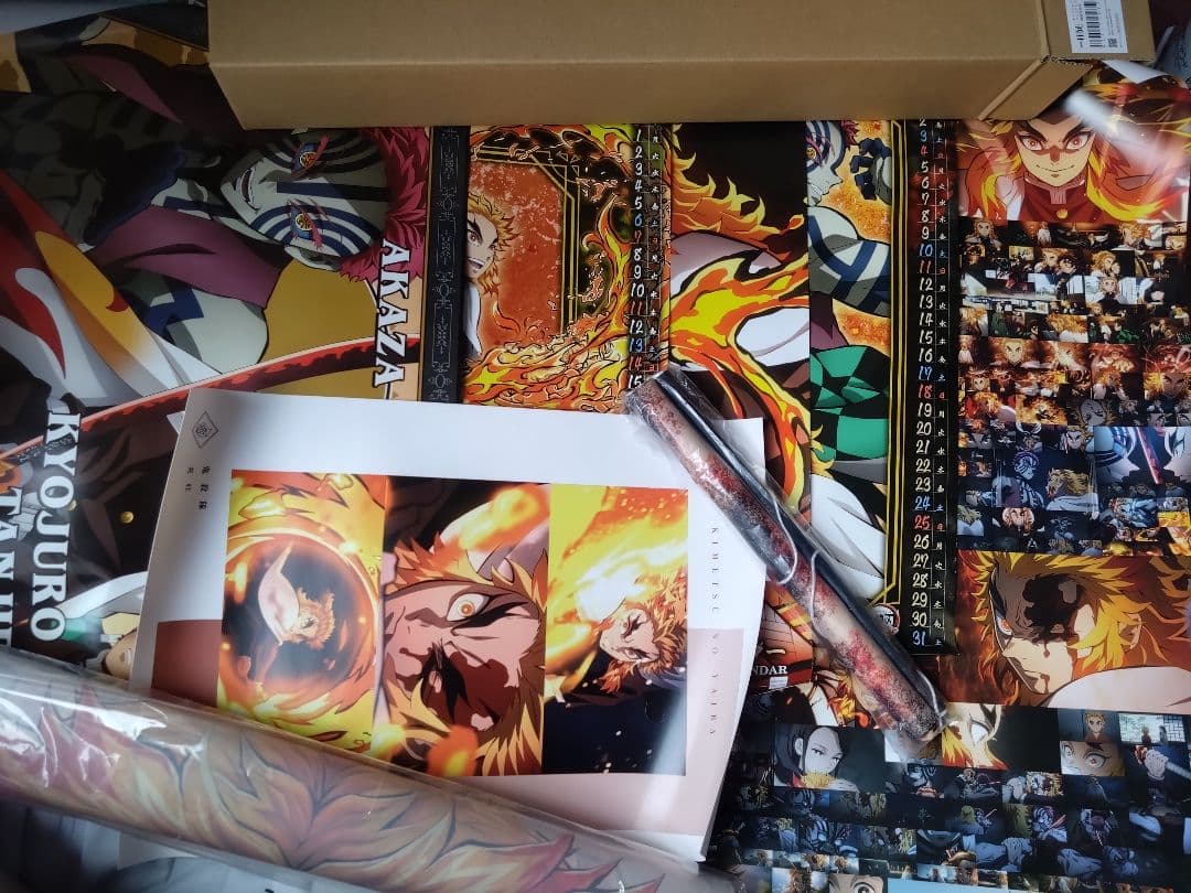 鬼滅の刃 柱展 キービジュアルプレミアムポスター　煉獄杏寿郎 全カットポスター