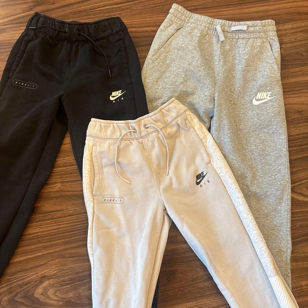 Nike Air 等　ロングパンツ3点セット　裏起毛