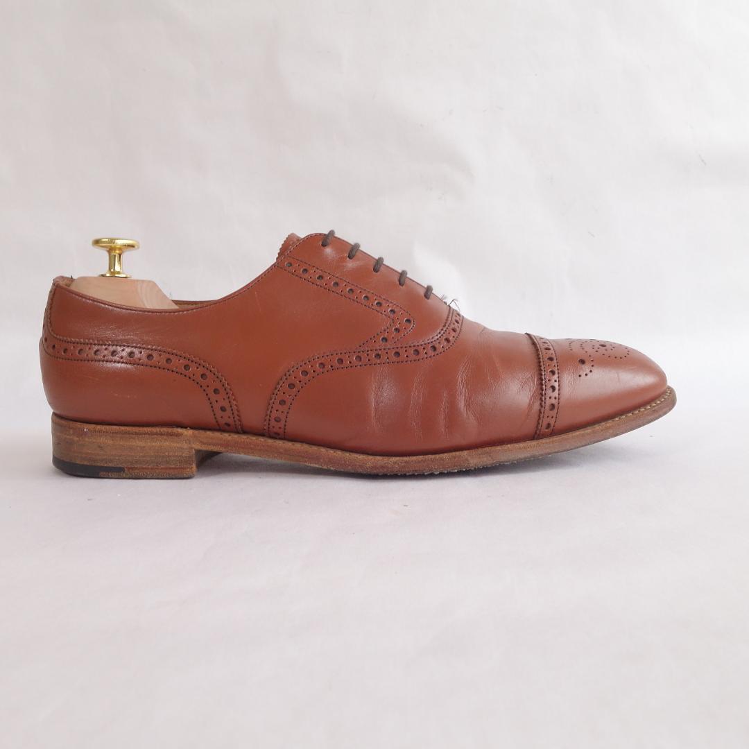 ☆送料無料☆美品☆チーニー茶靴 28cm 幅広☆イギリス製