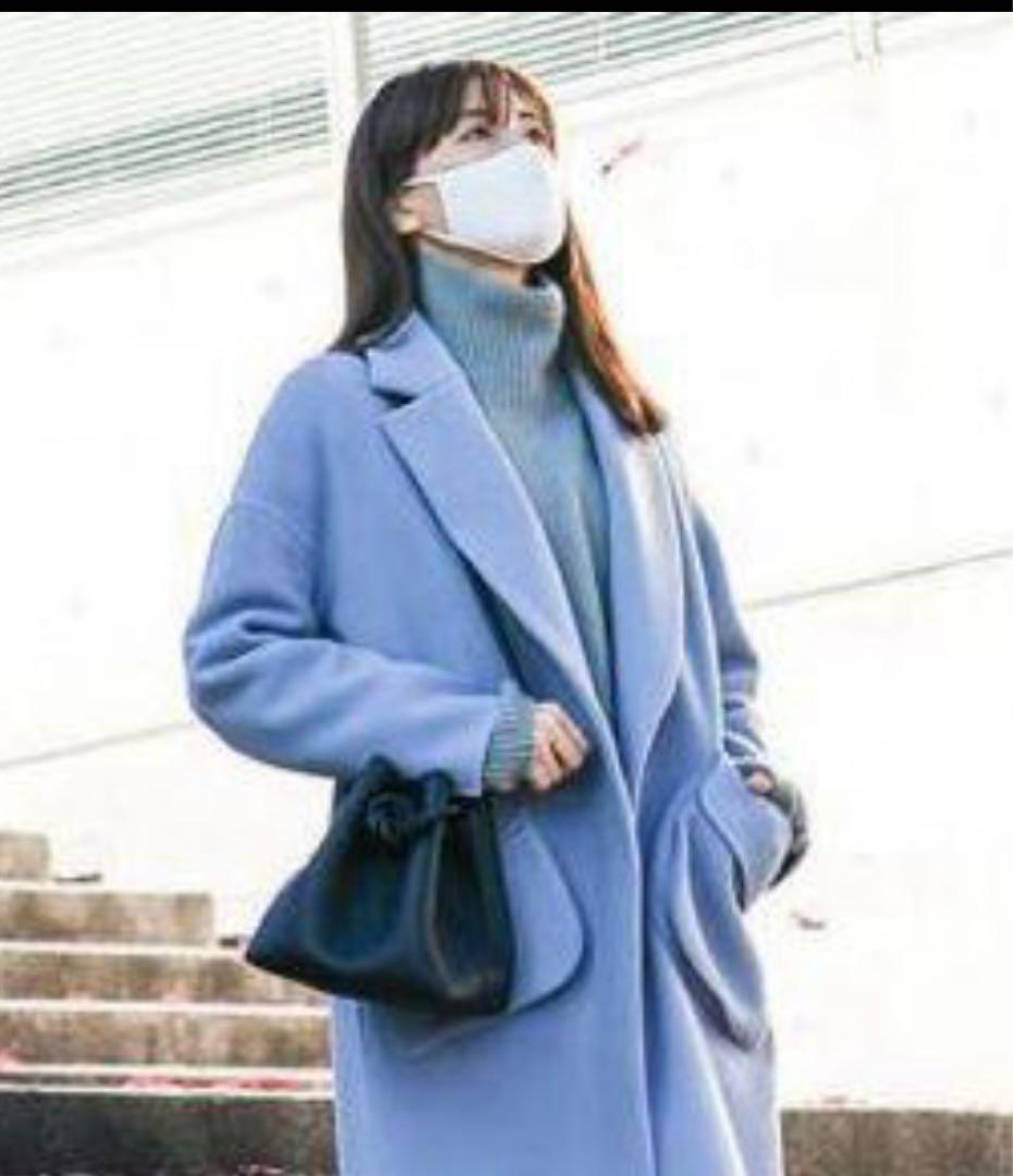 【綾瀬はるか着用】ENFOLD⭐️未使用級　ダブルフェイス立体ポケットロングコート