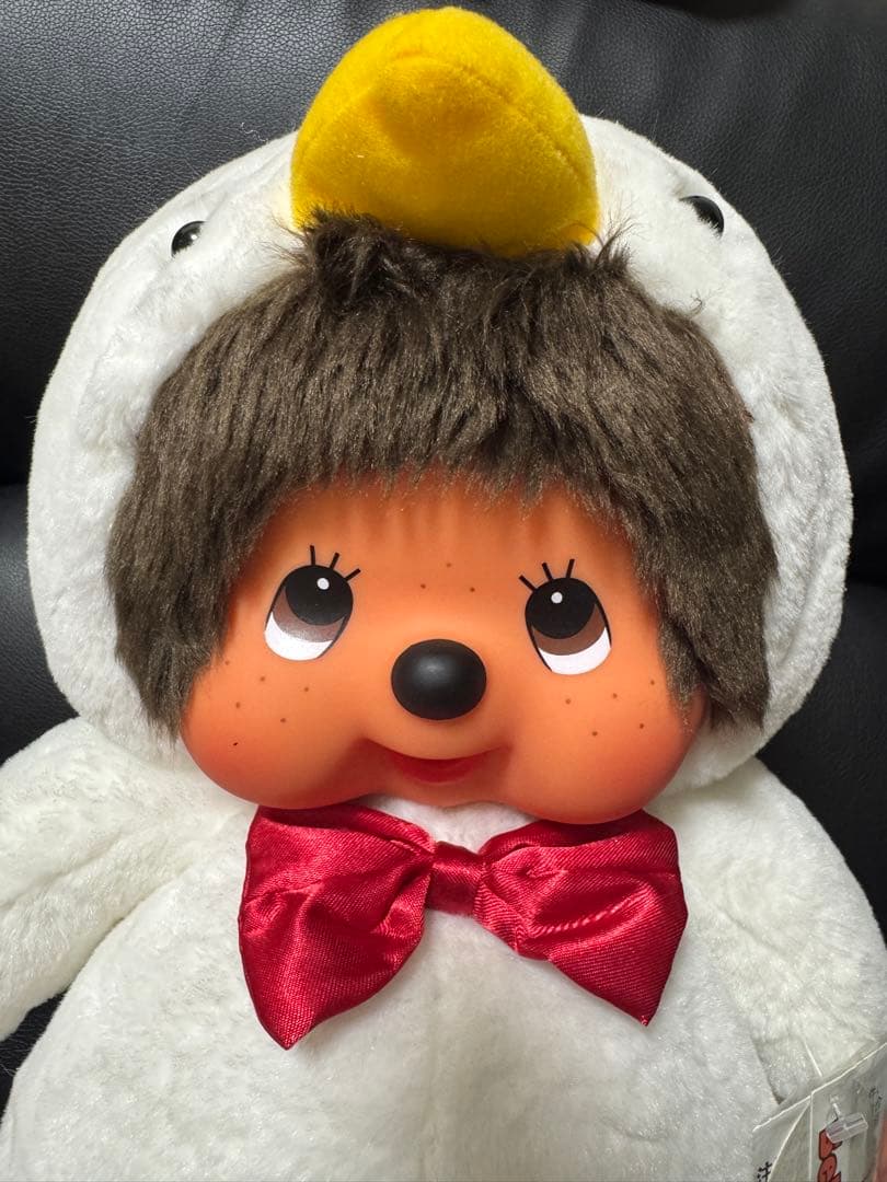 モンチッチ鶏の帽子のぬいぐるみLサイズ