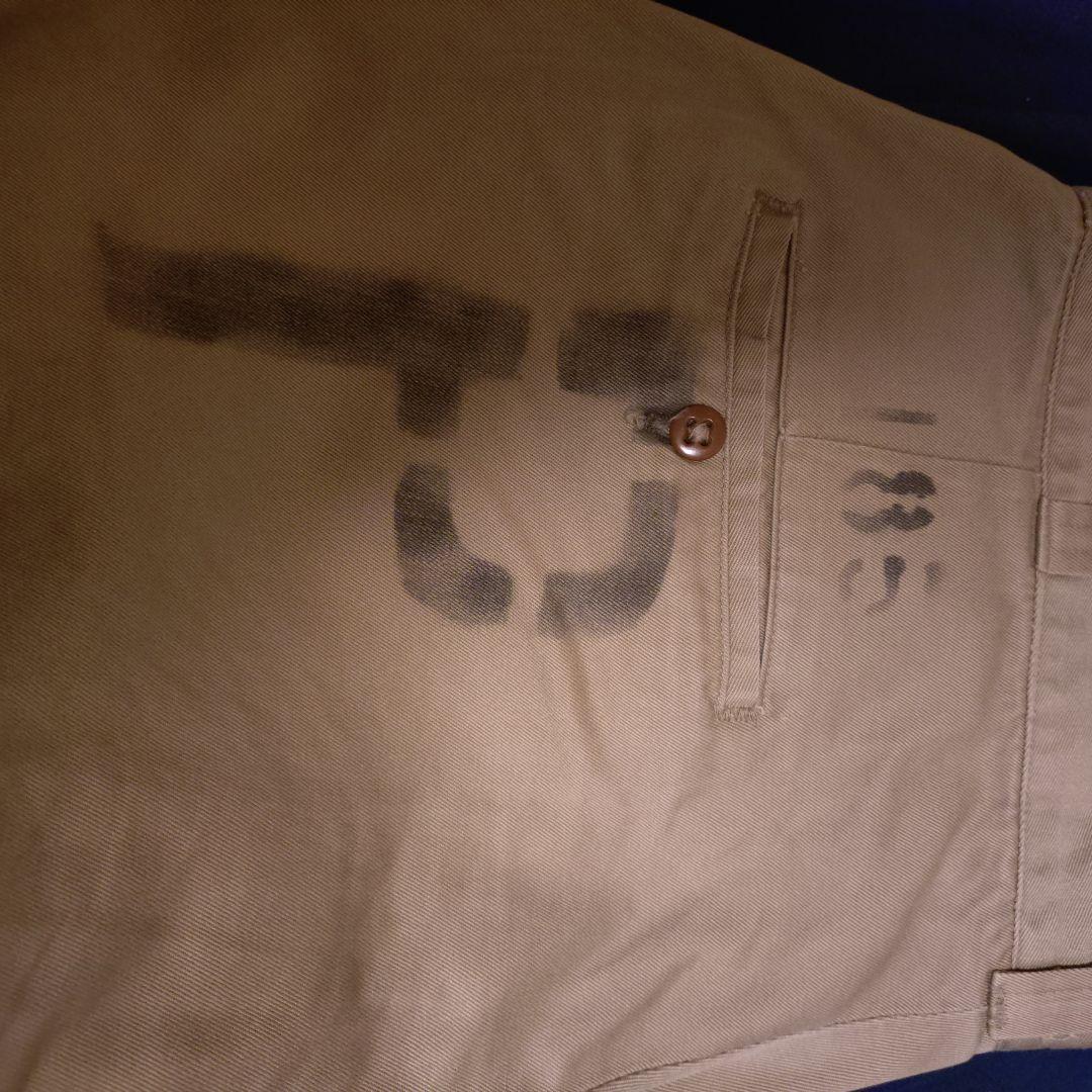 50s ヴィンテージ PW 45カーキ　チノパン　us army 40s 米軍