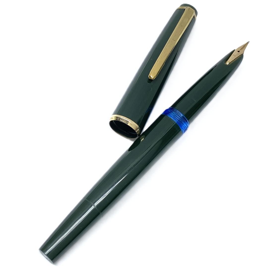 ビンテージ MONTBLANC No32 14K 万年筆 グリーン 極美