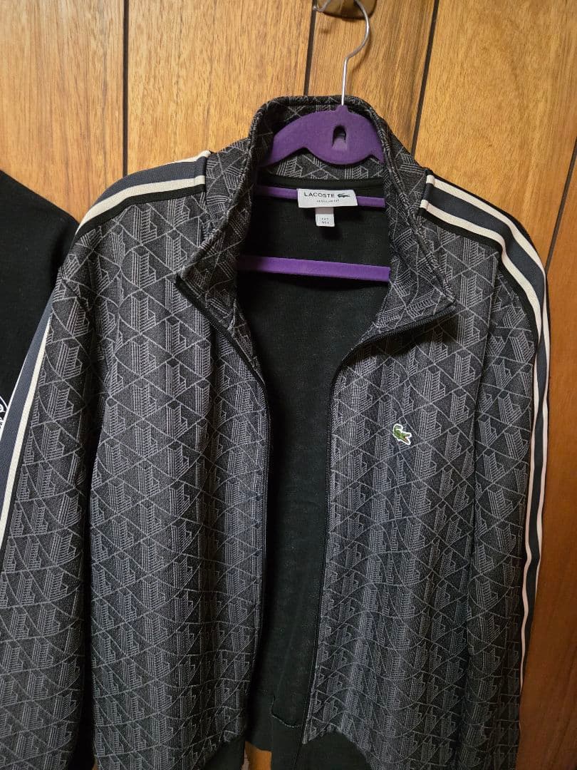 【激レア】LACOSTEモノグラムトラックジャケット