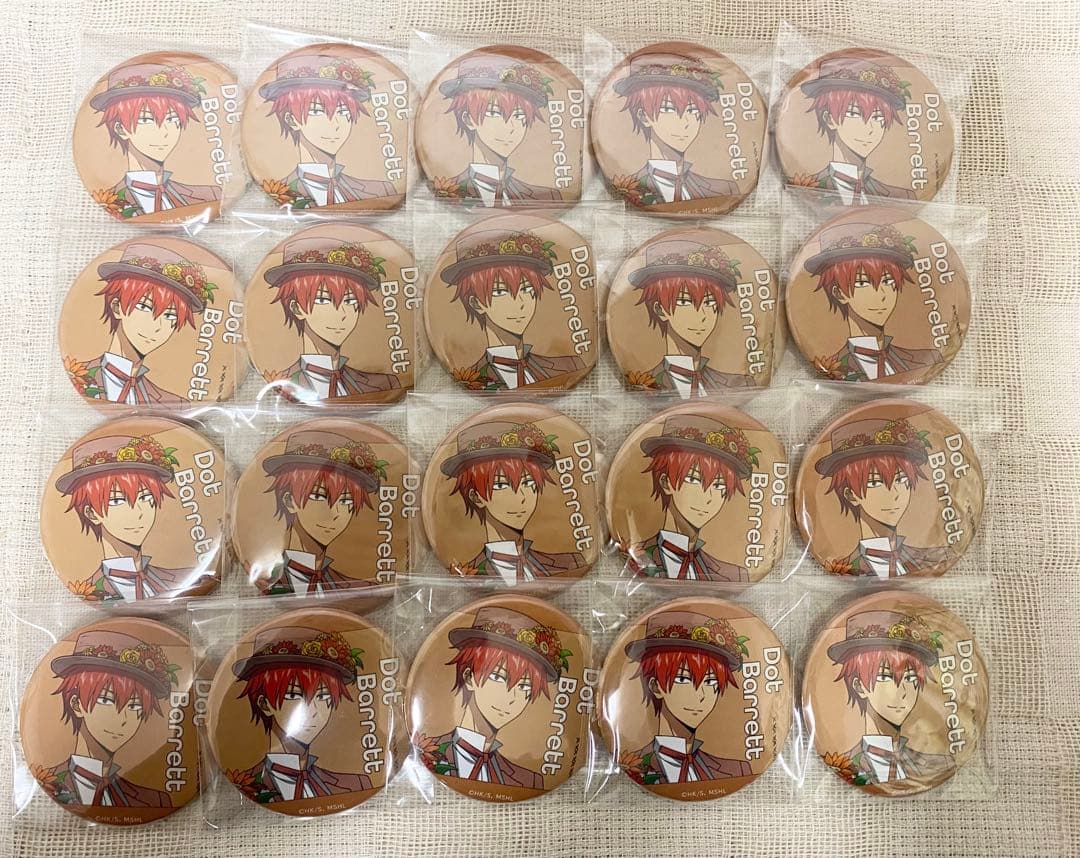 マッシュル ドットバレット Flower 缶バッジ まとめ売り セット フラワー