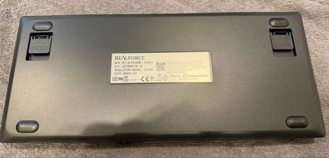 REALFORCE RC1 45g 英語配列 ブラック キーボード 高年式