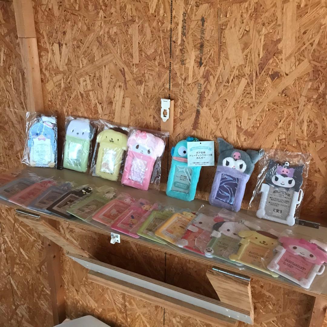 サンリオ　チェキ用ホルダー　ボア生地トレーディングカード用ホルダーなど