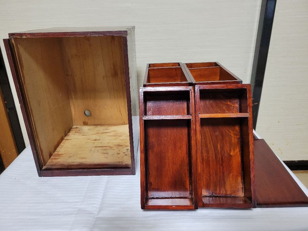 アンティーク　極上伊勢山田　伊勢春慶塗り　弁当箱　重箱