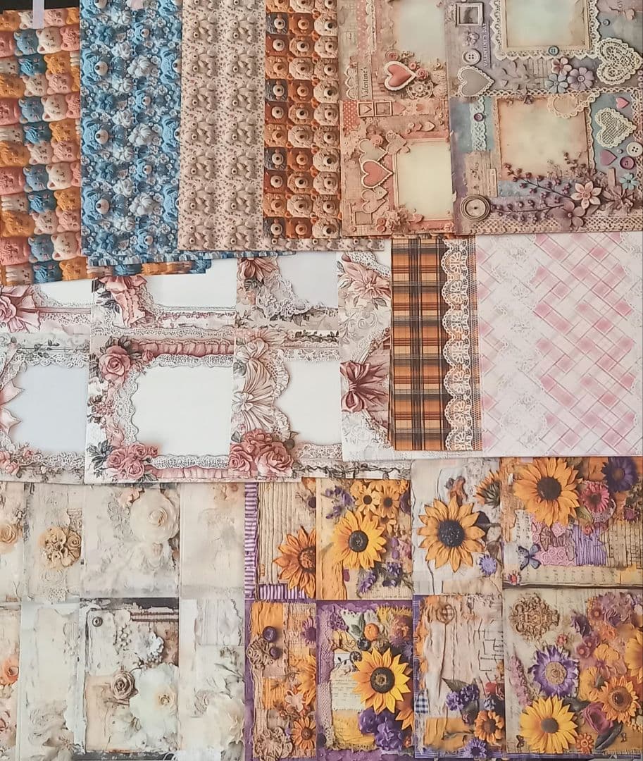 限定価格! A4デザインペーパー大量まとめ売り1000枚以上 (おまけ100枚)