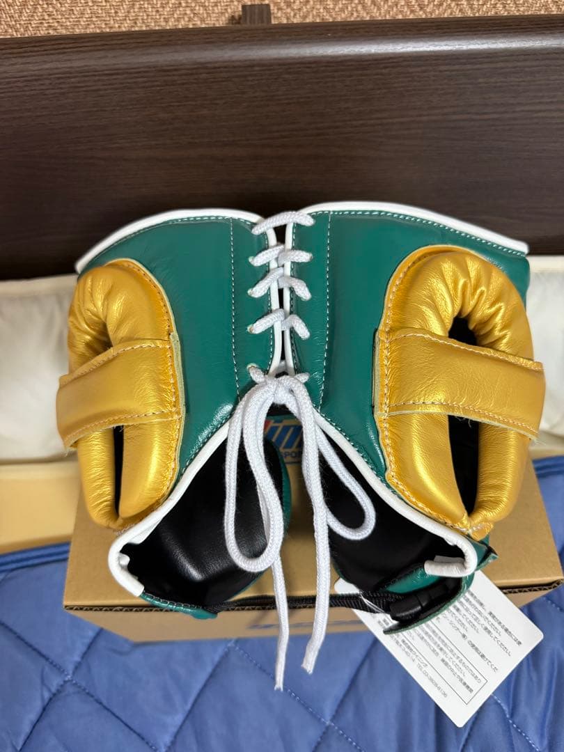 ウイニング winning ヘッドギア 緑/金