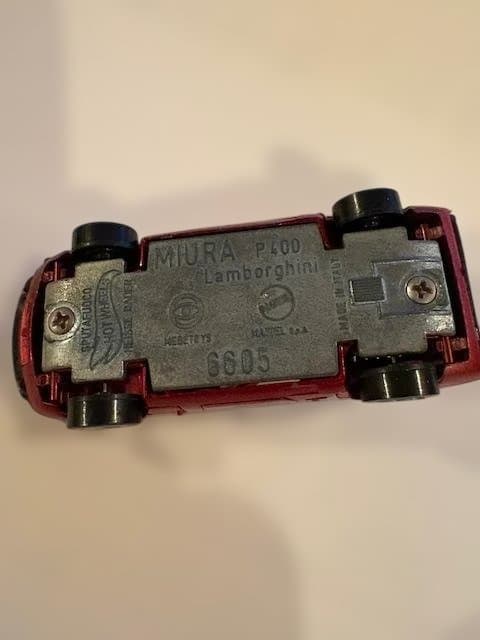 マテル ランボルギーニミウラ ホットウィールズ　メーべトイズ イタリア製