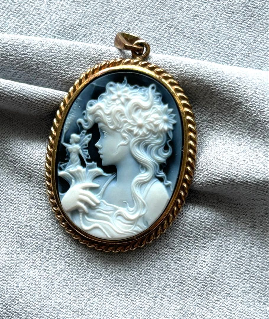 カメオ2way ブローチペンダントトップ