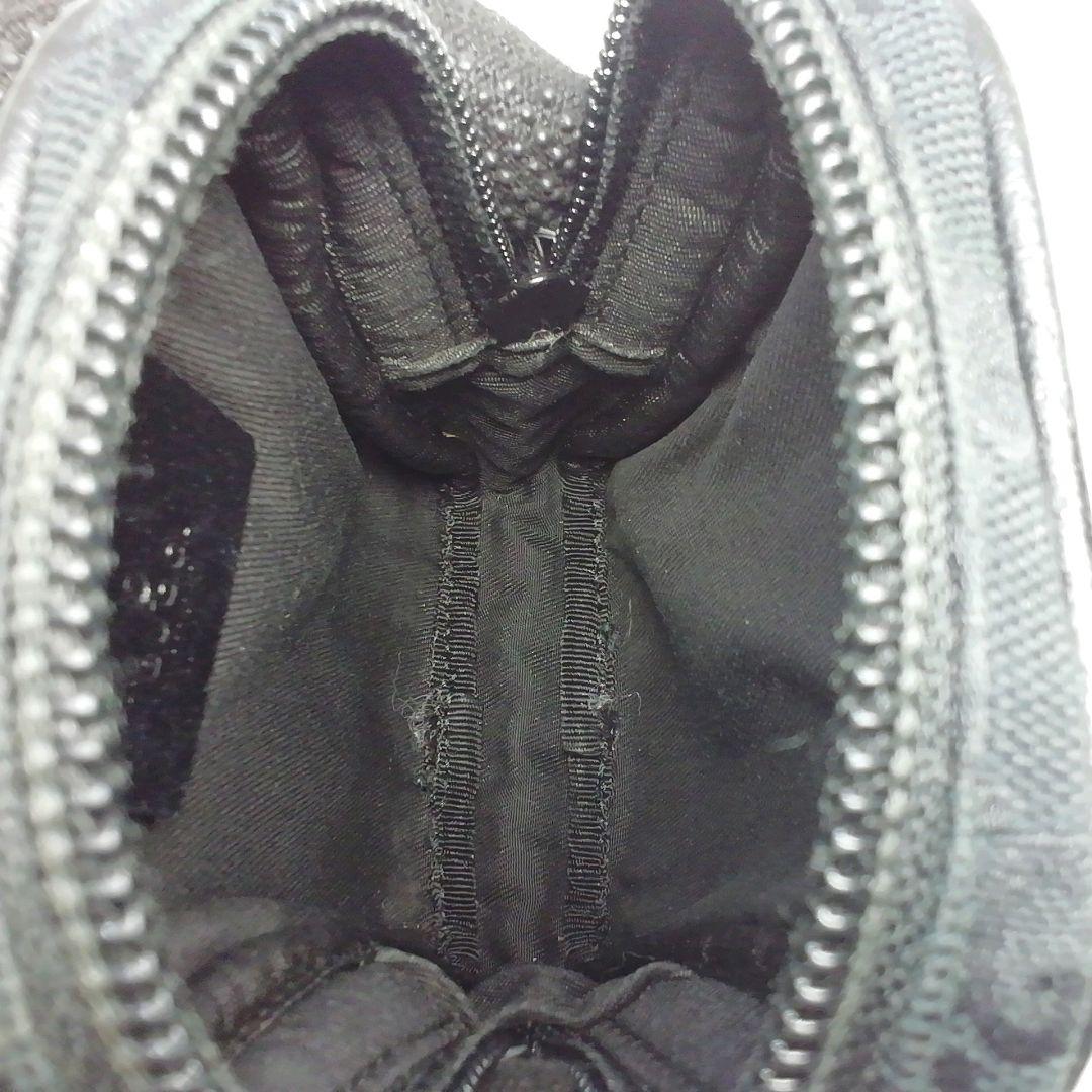 GUCCI　グッチ　キャンバス ブラック シガレットケースポーチ　タバコ入れ