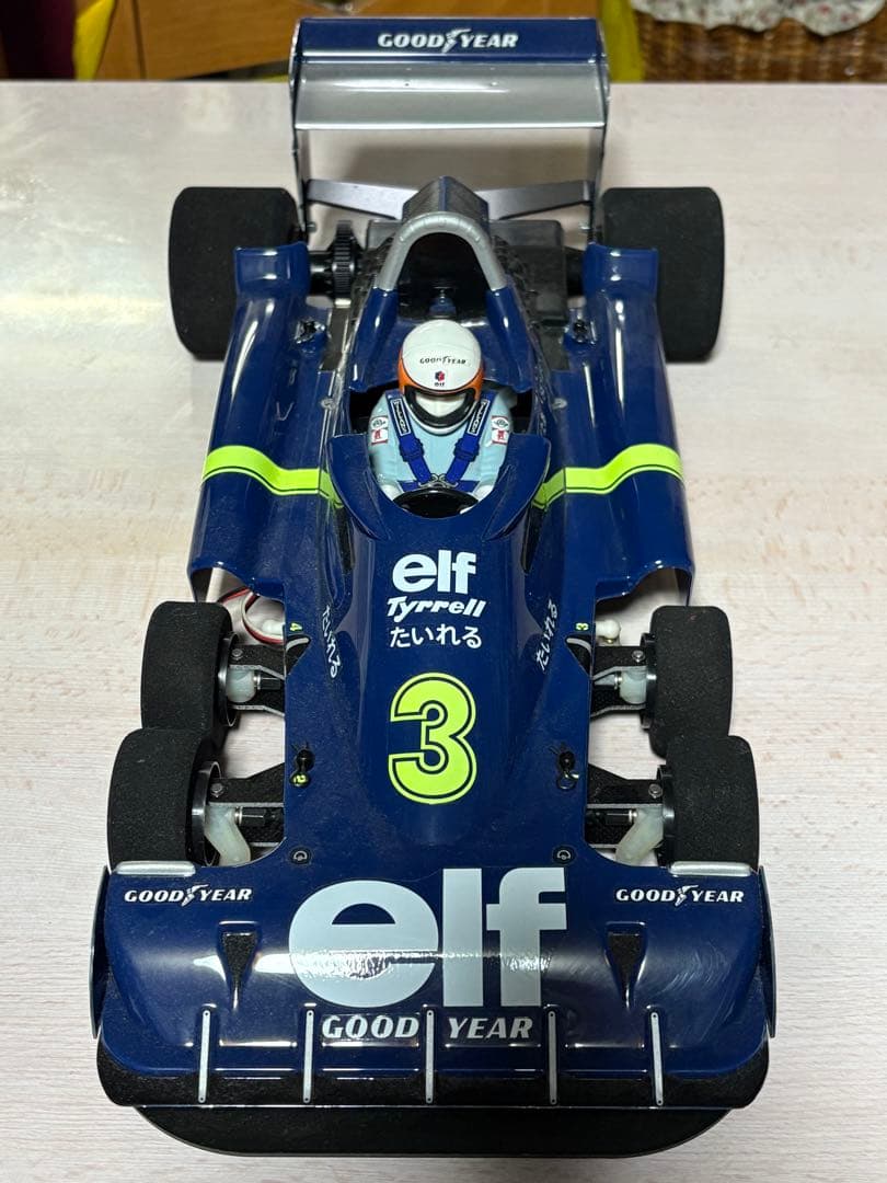 タミヤTyrell P34 1/10スケールラジコンカーフルベアリング予備タイヤ