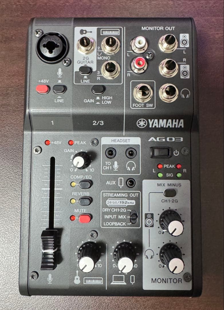 YAMAHA AG03 MK2 オーディオインターフェイス ※おまけ付き