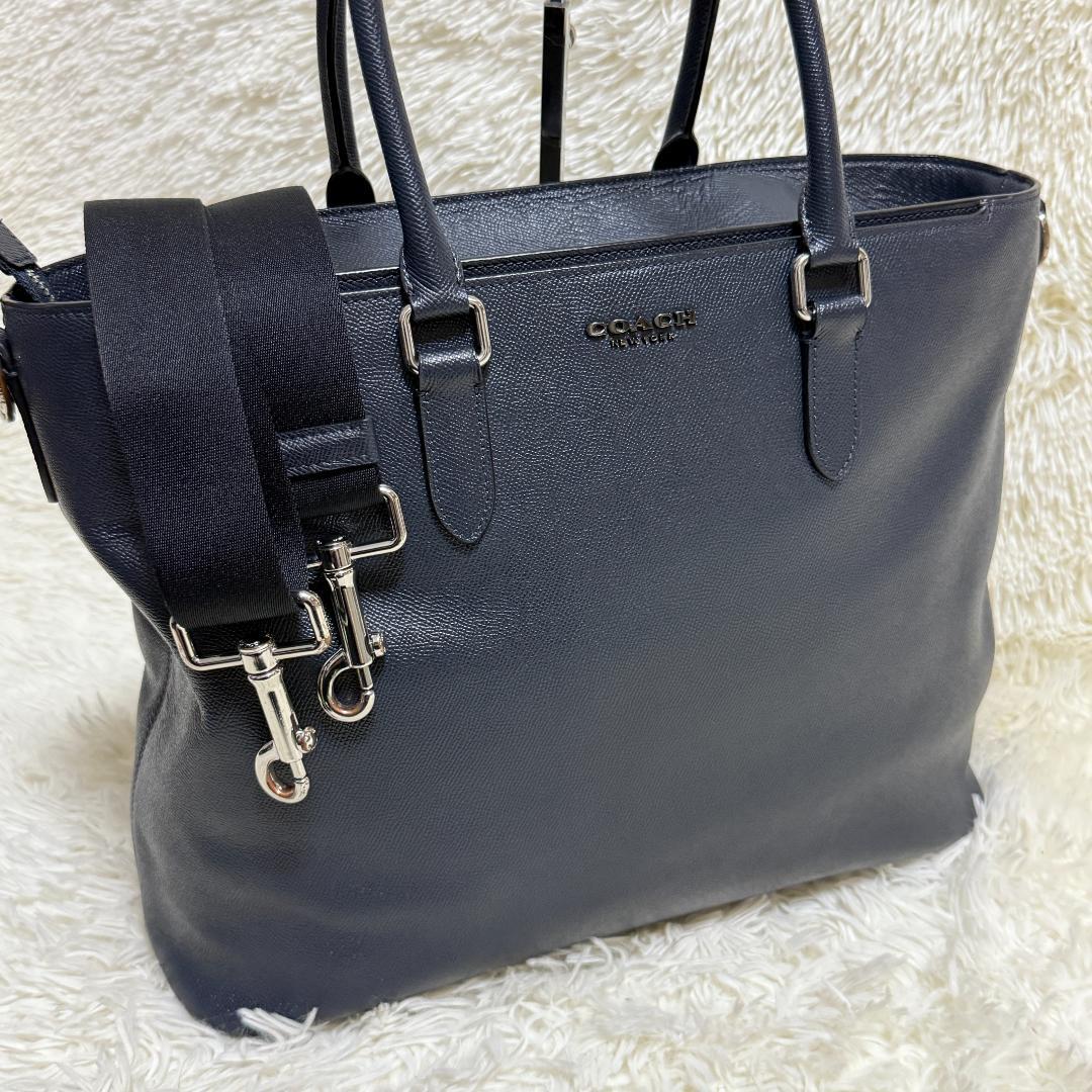 COACH コーチ ベケット BECKETT C2842 A4 トートバッグ 紺