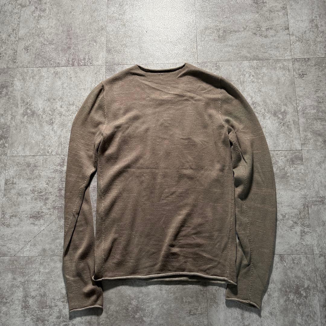 トップス label under construction reversible knit