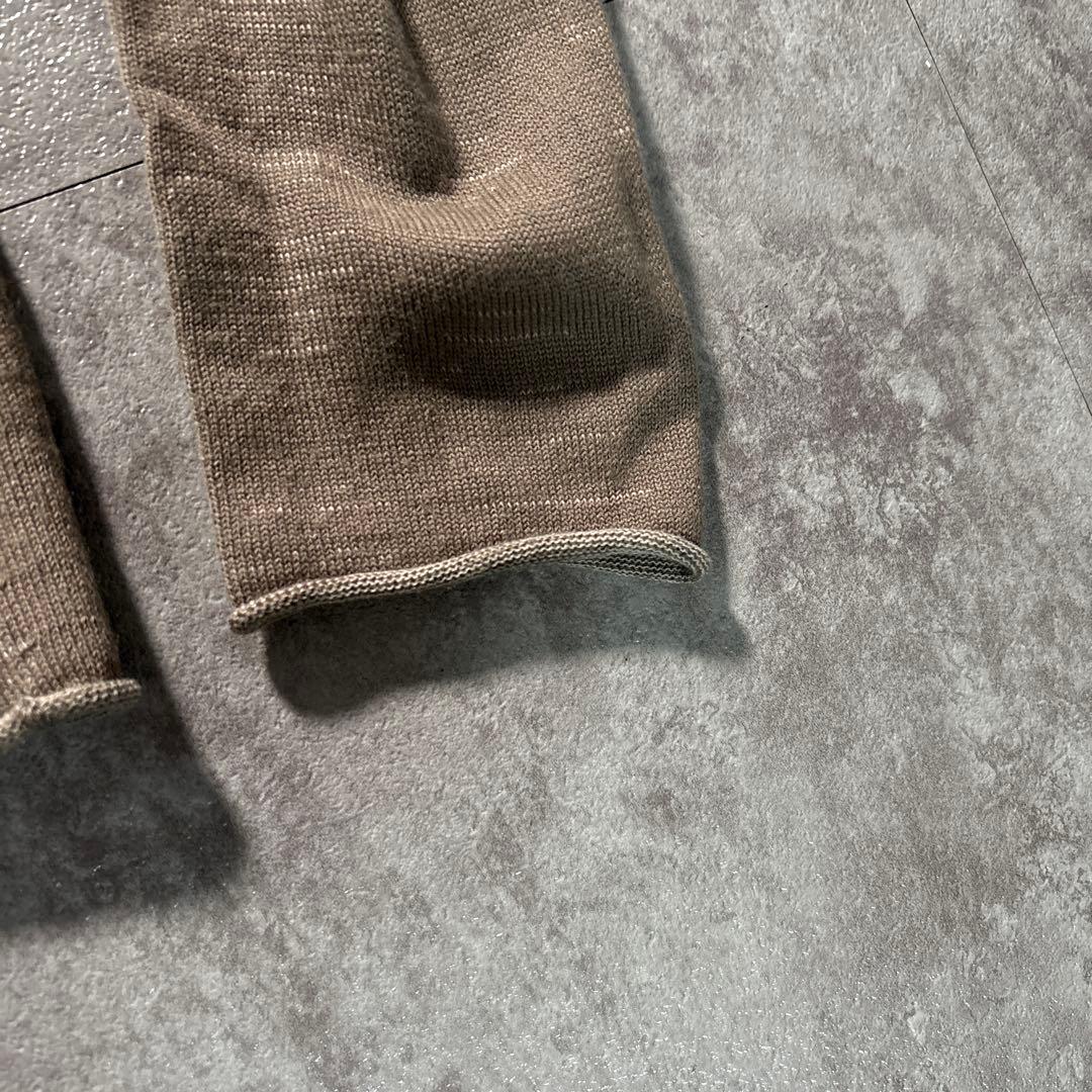 トップス label under construction reversible knit