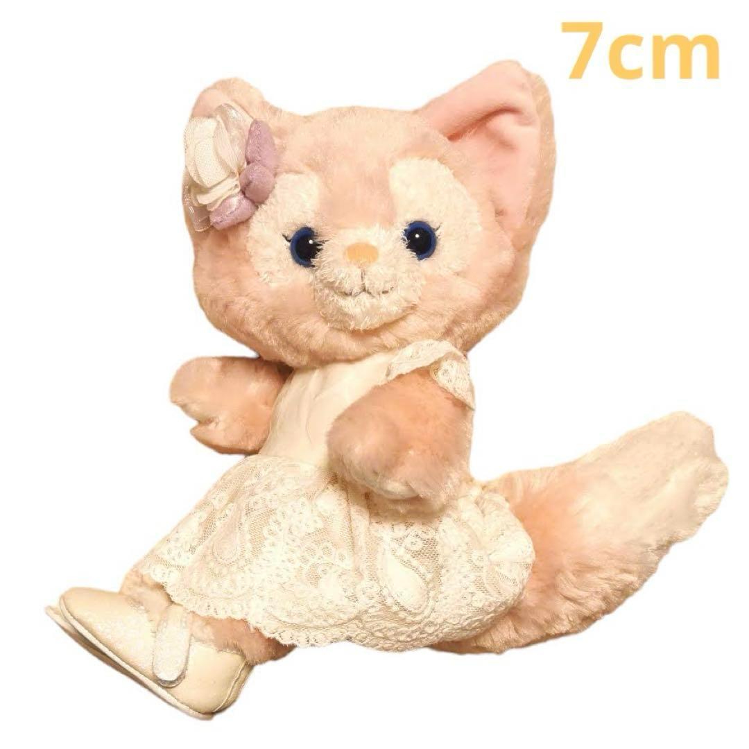 ステラルーSS用ストラップパンプス★ホワイトグリッター★ぬいぐるみ靴