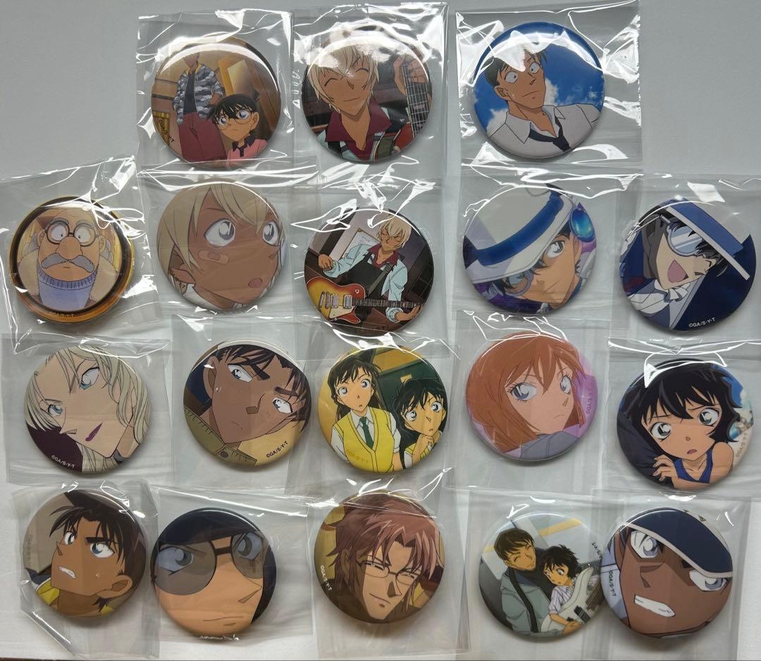 名探偵コナン　コナンプラザ 缶バッジ　18種セット