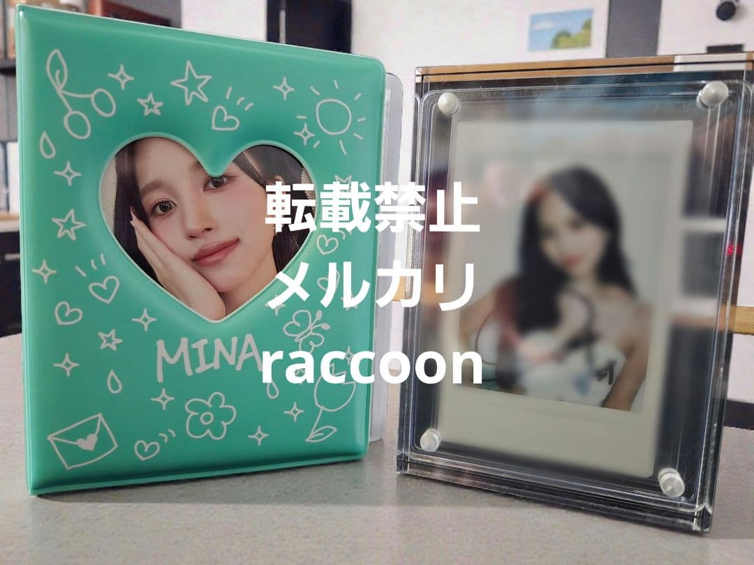 TWICE MINA 直筆サイン入りチェキ 6周年W会員限定 当選証付