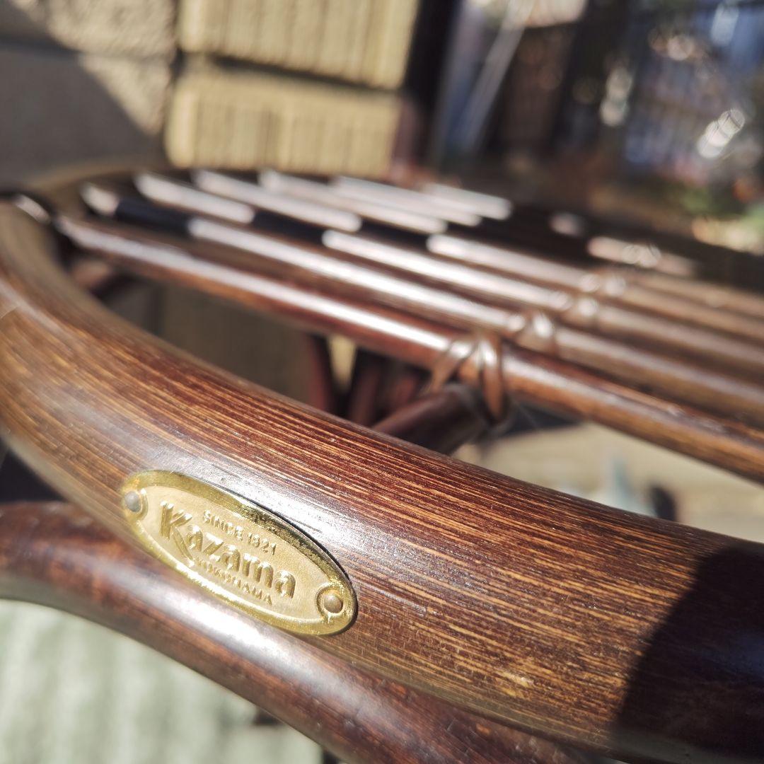 h*a様 昭和レトロ 横浜Kazama 籐ラタン　ラタンテーブル　当時物