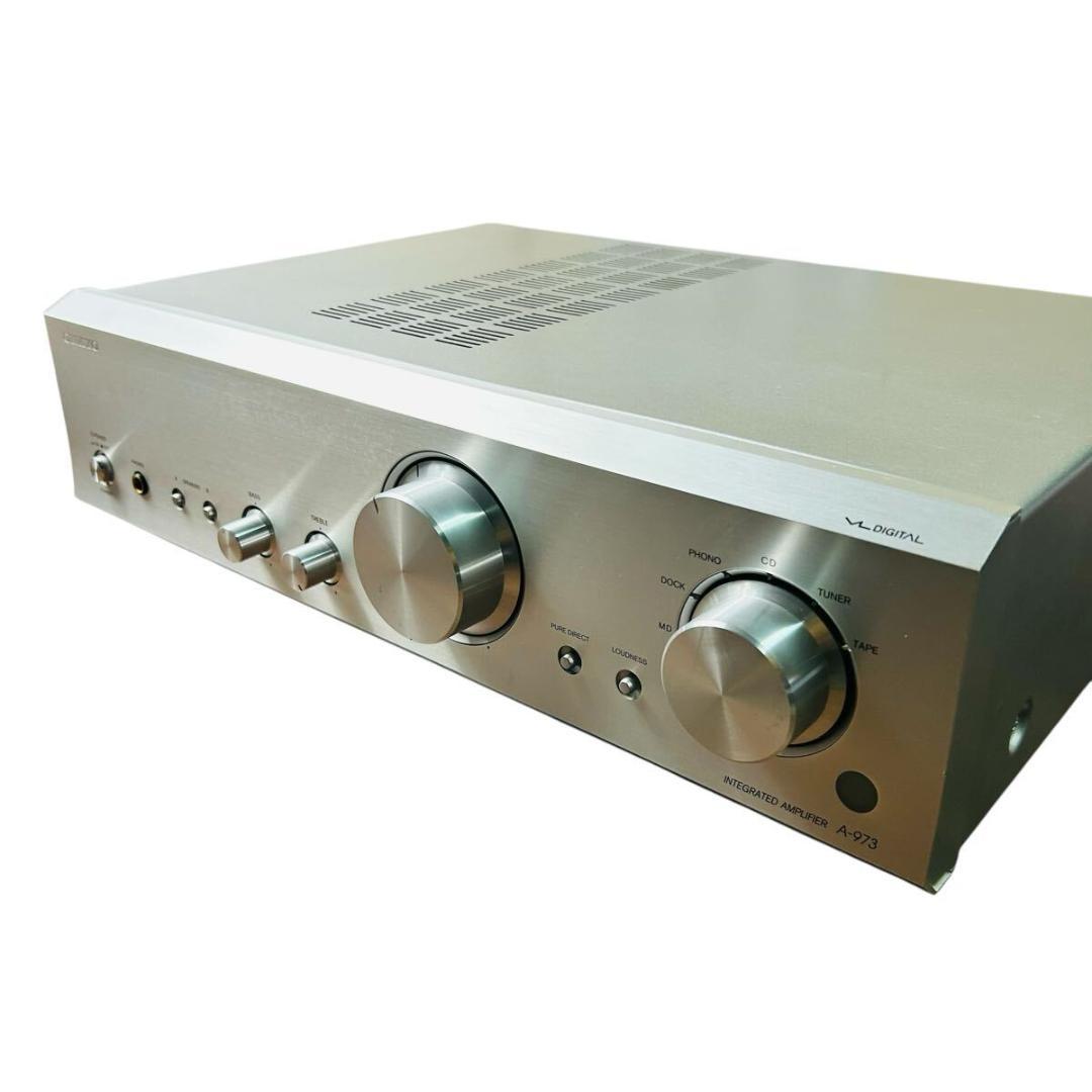 ONKYO プリメインアンプ 最大出力85W+85W A-973(S) シルバー