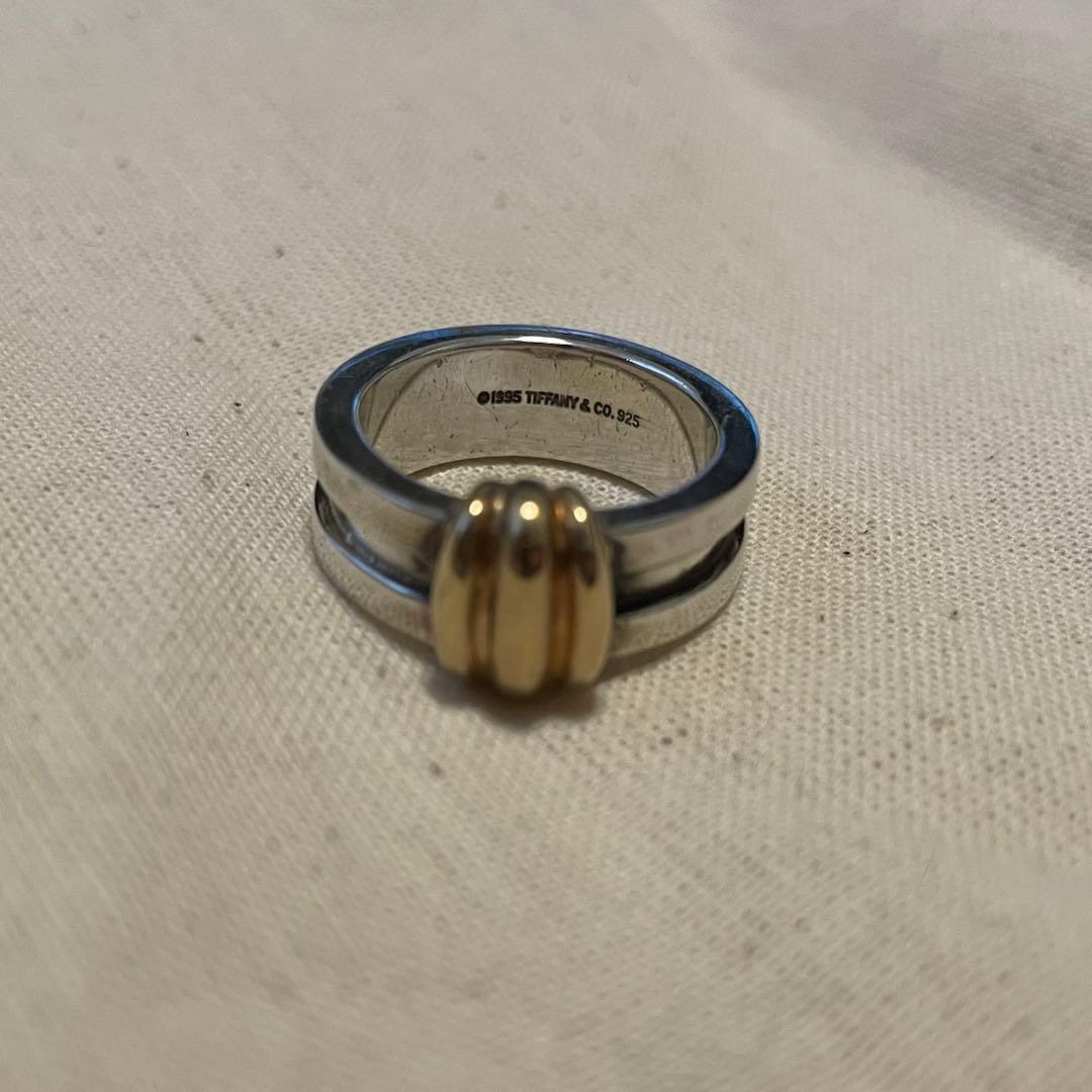 TIFFANY＆Co. ティファニー シルバー×ゴールド コンビリング