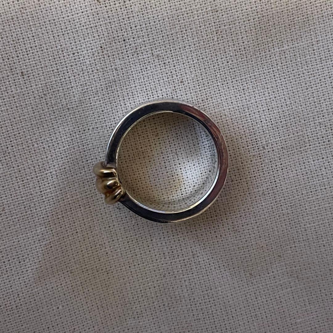 TIFFANY＆Co. ティファニー シルバー×ゴールド コンビリング