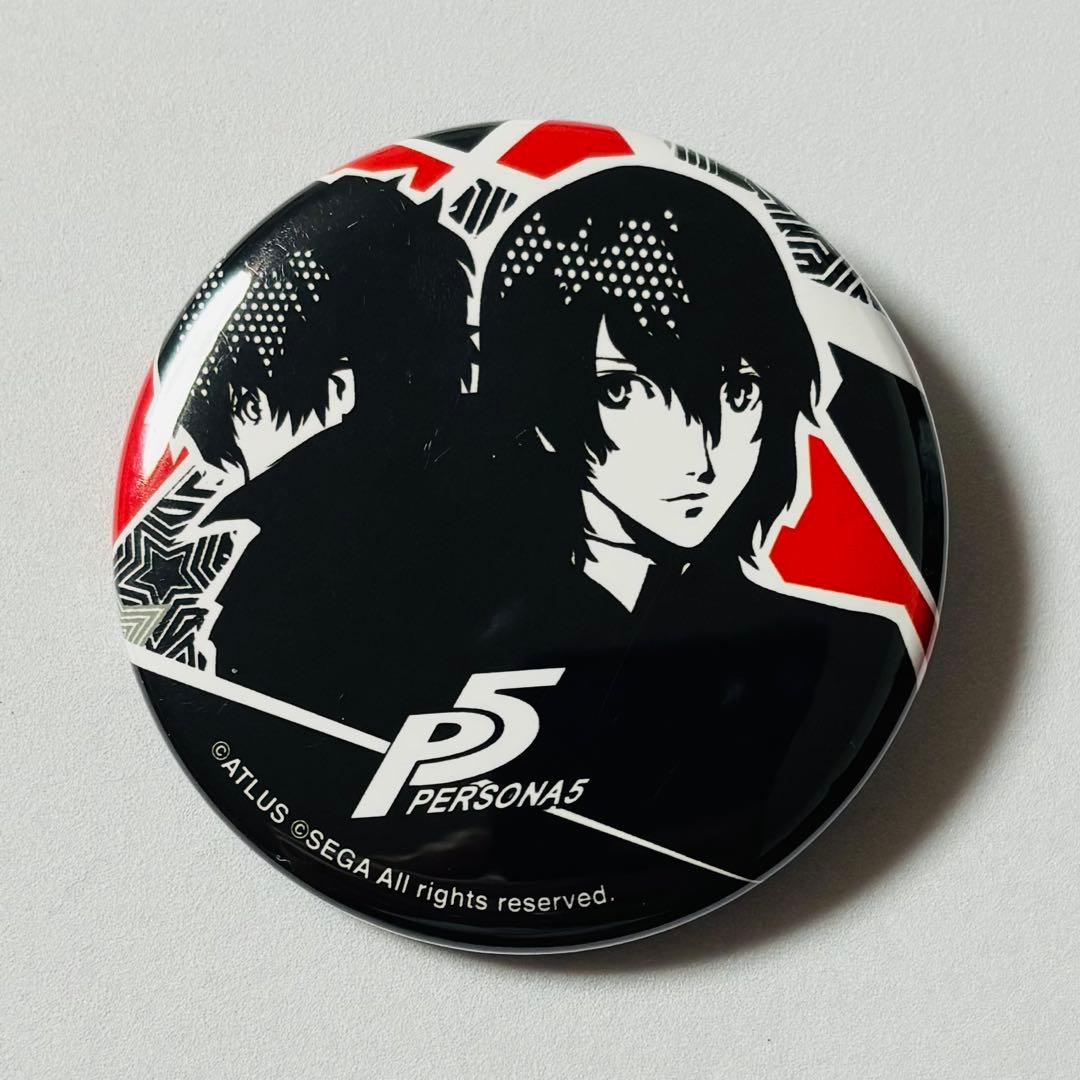 ペルソナ5 トレーディング缶バッジ コープ ver 明智吾郎 クロウ
