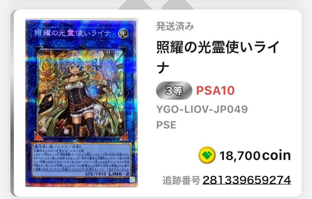 光輝の先霊使いライナ PSA10