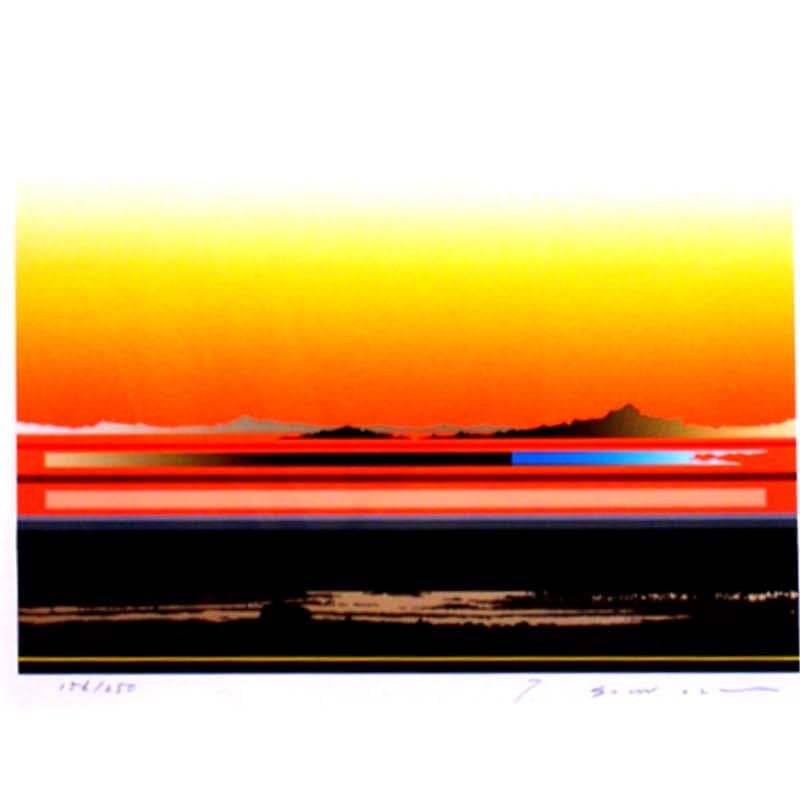 NaNa！☆ 沢田 哲郎 ☆「スカイスケープ」シルクスクリーン 　新品！