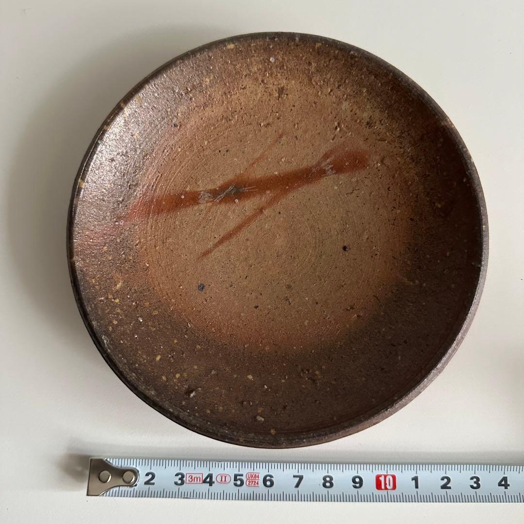 堀江政臣 備前 皿 5点 ②