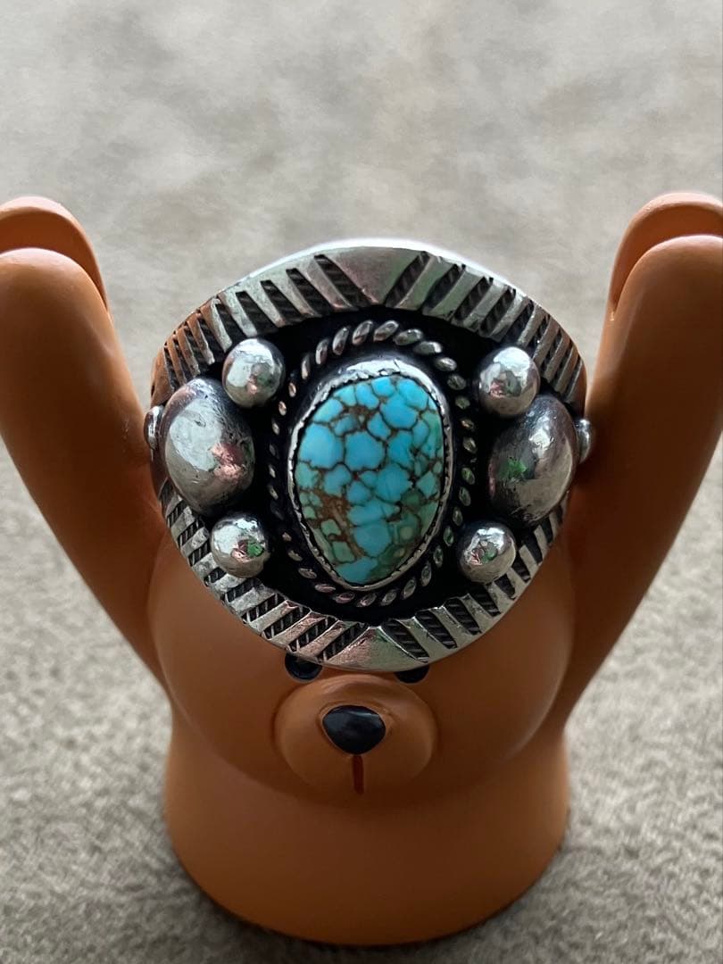 カルビンマルチネス ターコイズ　リング　ナンバーエイト　No.8