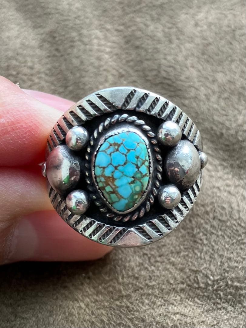 カルビンマルチネス ターコイズ　リング　ナンバーエイト　No.8