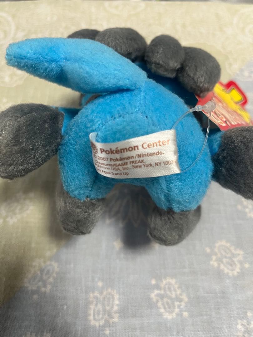 ポケドール ルカリオ 2007年 USA仕様紙タグ付き