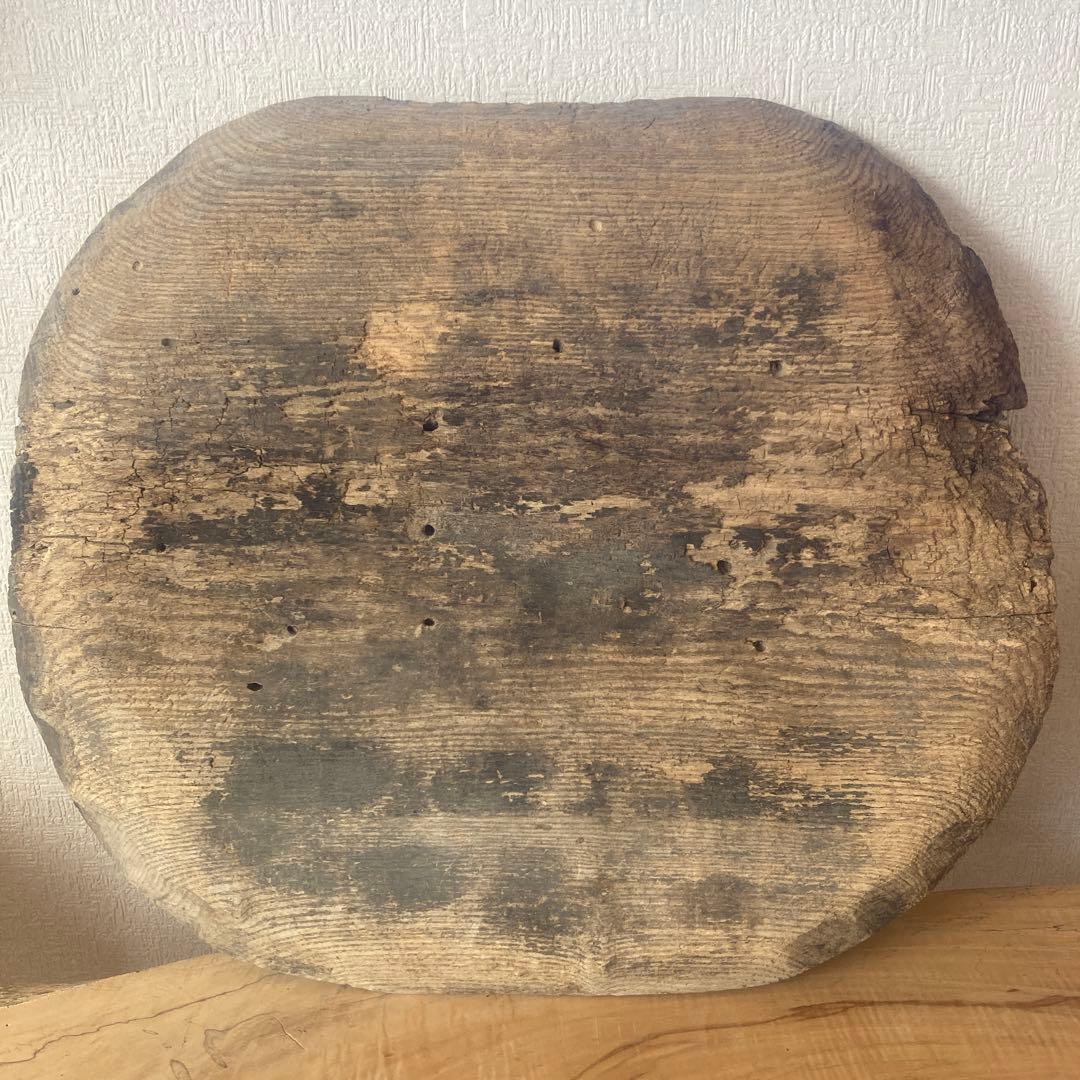 李朝　敷板　台座　ソバン　木地盆　木工品　古道具坂田　骨董　李朝家具　古物