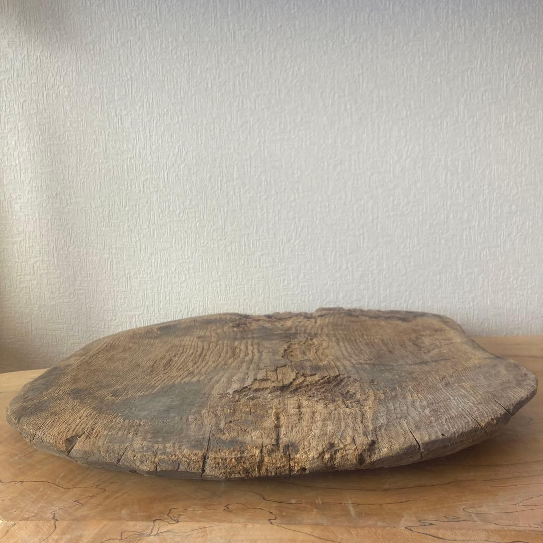 李朝　敷板　台座　ソバン　木地盆　木工品　古道具坂田　骨董　李朝家具　古物