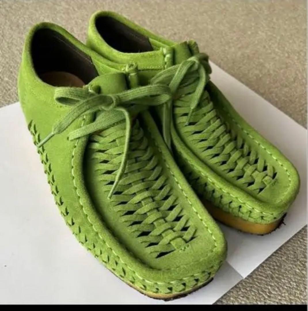supreme × clarks Woven Wallabee グリーン