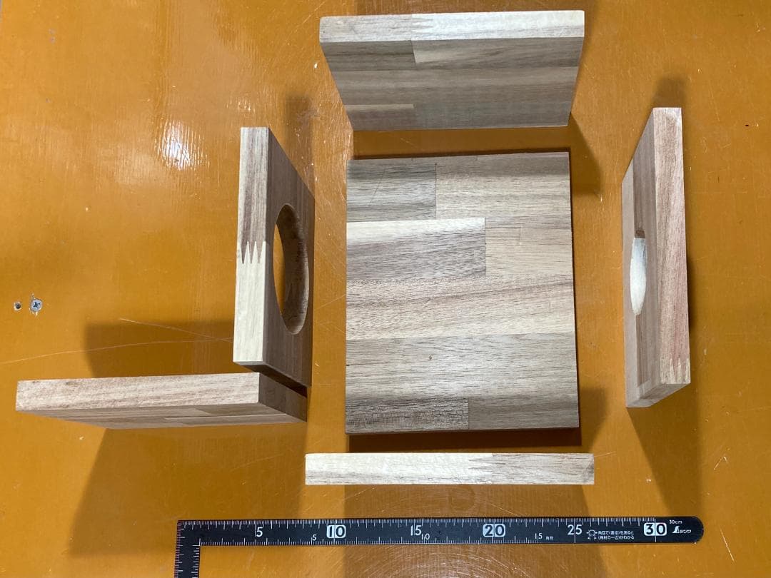 【BS-8・組立キット】長岡鉄男氏設計 バスレフ エンクロージャー 開口変更可