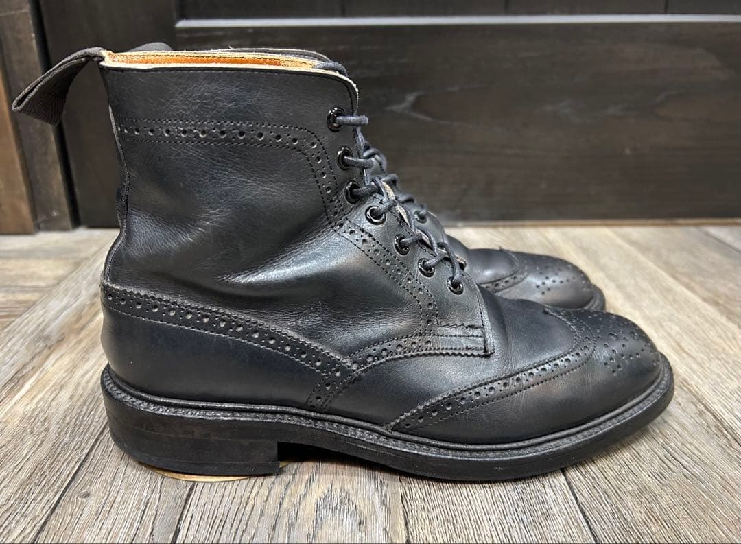 あ*ゆ様 トリッカーズ　カントリー　UK5.5 ブラック　90年代