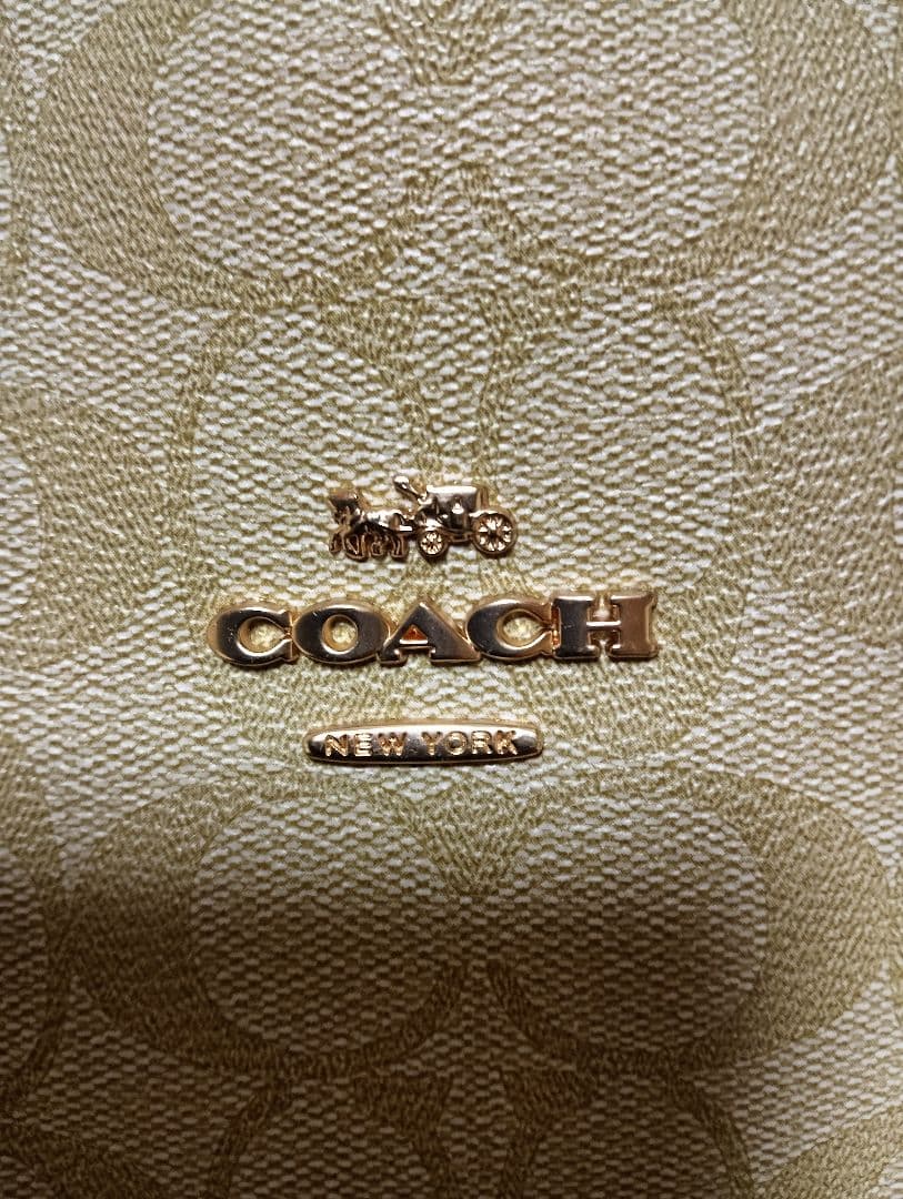 COACH ショルダーバッグ ベージュ 保存袋付き