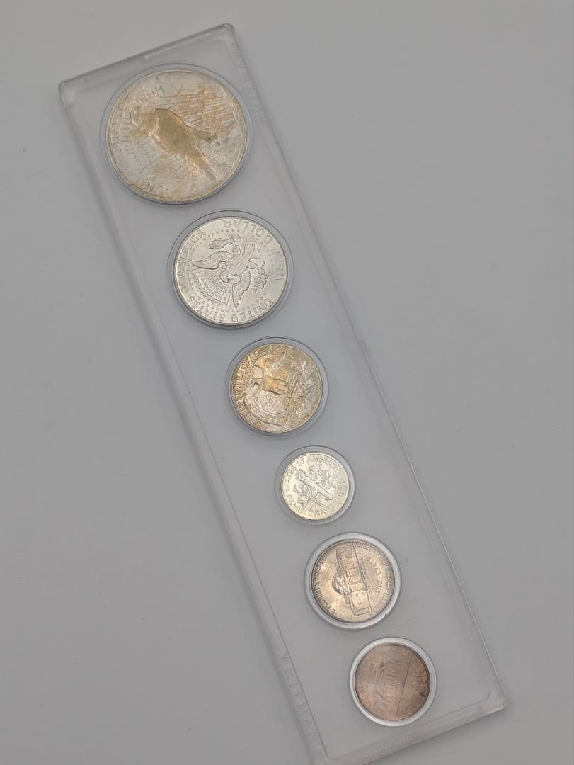 【セット】アメリカ硬貨 6枚セット モルガンダラー 1968ケネディ