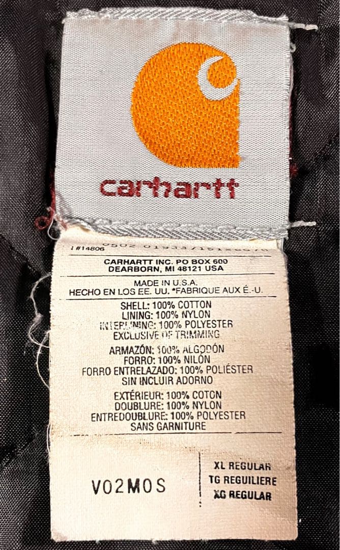 90s Carhartt モスグリーン ダックベスト USA製 腰ゴム XL