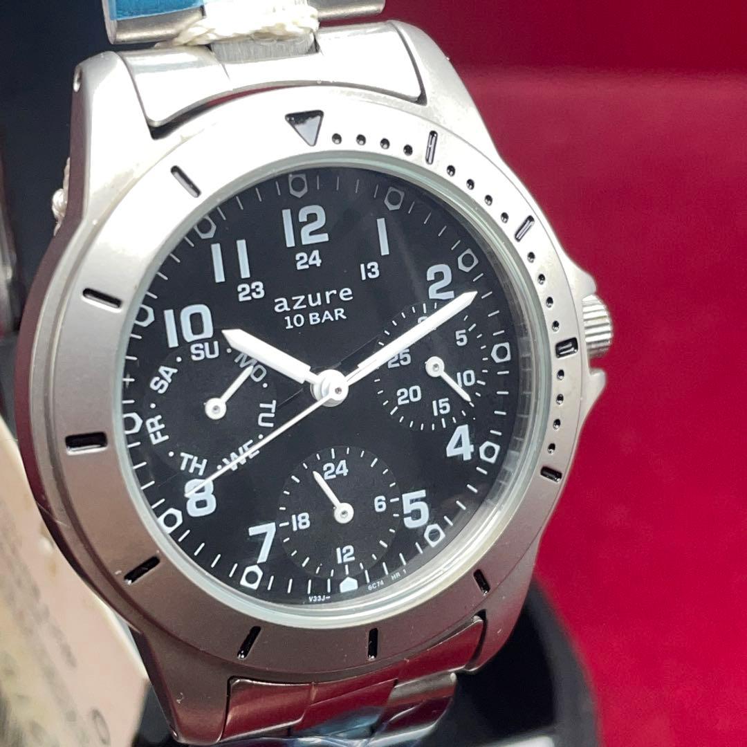 90s 希少 未使用 SEIKO ALBA azure 純正SSブレス 説明書付