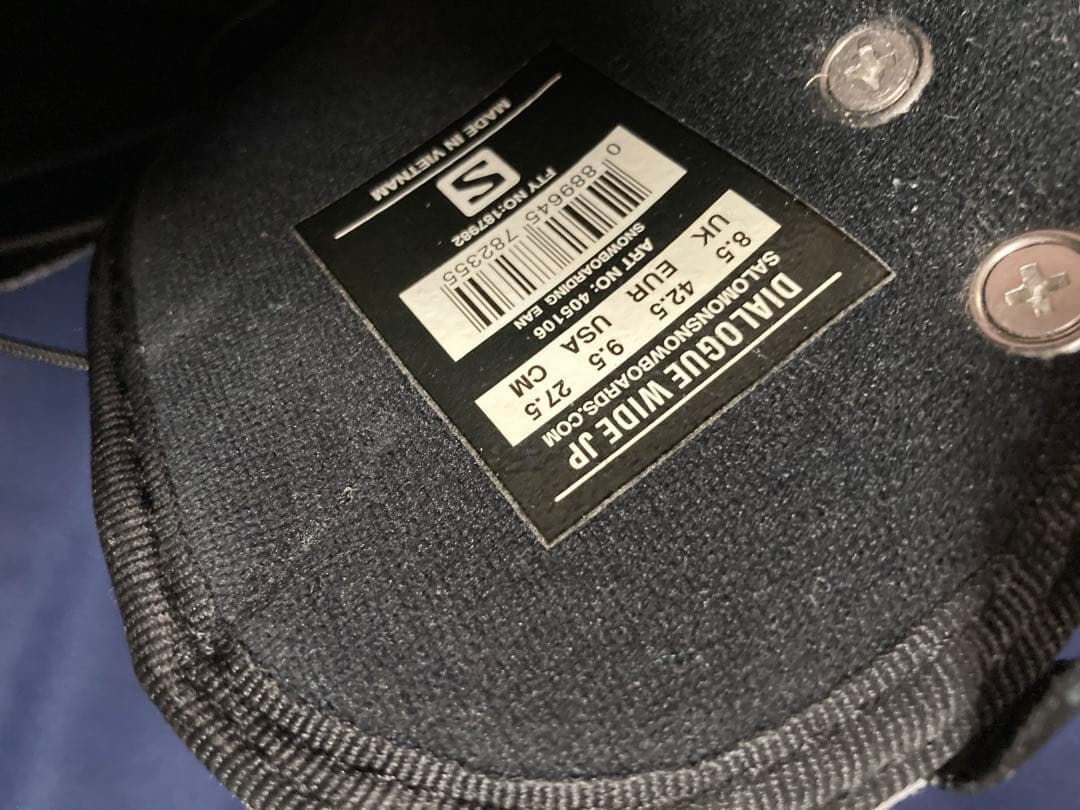 SALOMON DIALOGUE WIDE 27.5cm スノーボード　ブーツ