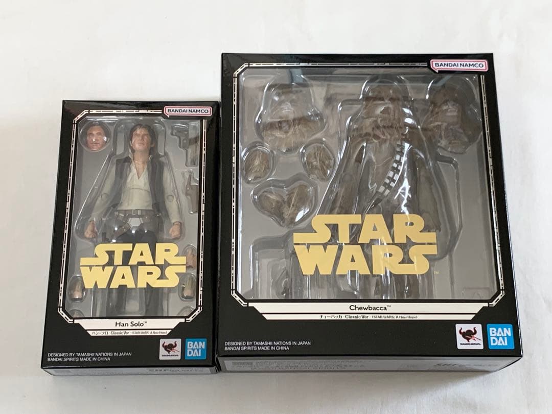 S.H.フィギュアーツ　ハン・ソロ、チューバッカ　2種セット
