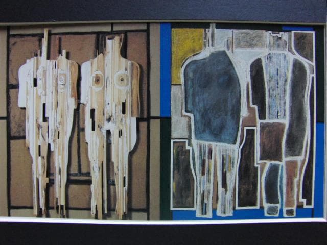 大沼映夫、四つのトルソ、希少な画集より、新品高級額・額装付